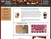 Tablet Screenshot of fedeleschocolates.com